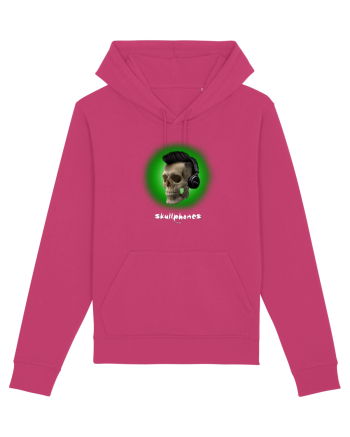 Craniu cu casti - skullphones 07 verde Raspberry