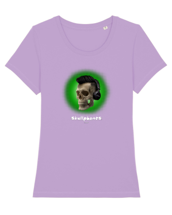 Craniu cu casti - skullphones 07 verde Lavender Dawn