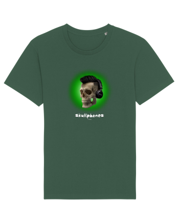 Craniu cu casti - skullphones 07 verde Bottle Green