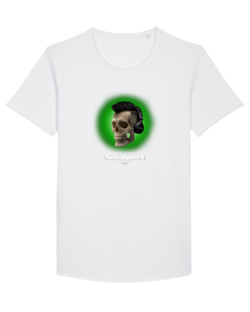 Craniu cu casti - skullphones 07 verde White