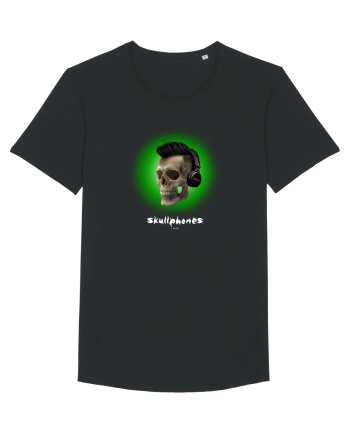 Craniu cu casti - skullphones 07 verde Black