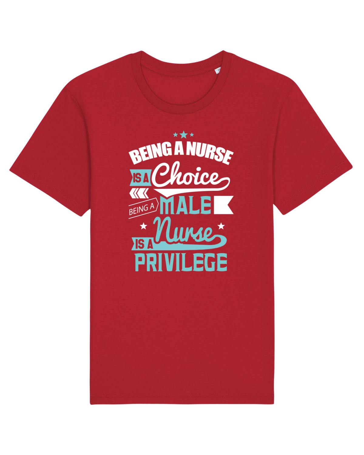 Tricou mânecă scurtă Unisex Rocker Red