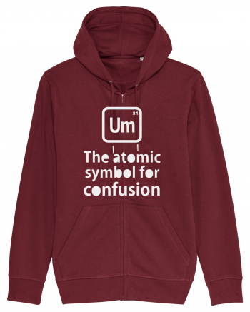 Um The Atomic Symbol for Confusion Burgundy