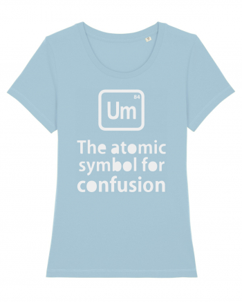 Um The Atomic Symbol for Confusion Sky Blue