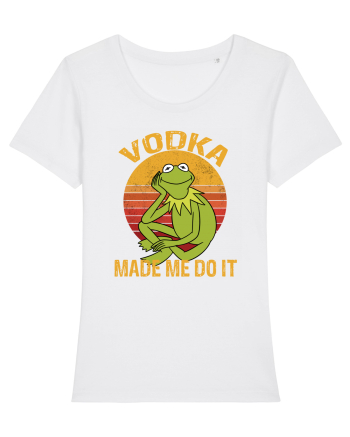 VODKA MADE ME DO IT KERMIT White