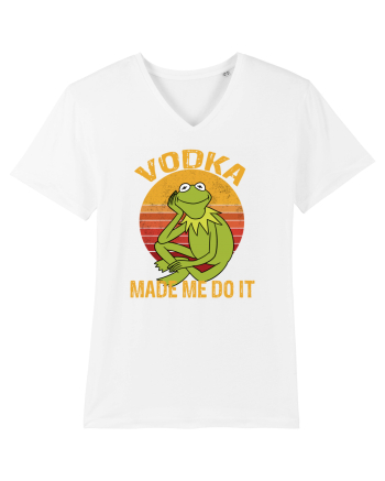 VODKA MADE ME DO IT KERMIT White