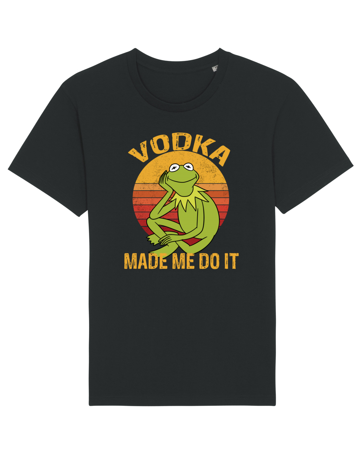 Tricou mânecă scurtă Unisex Rocker Black