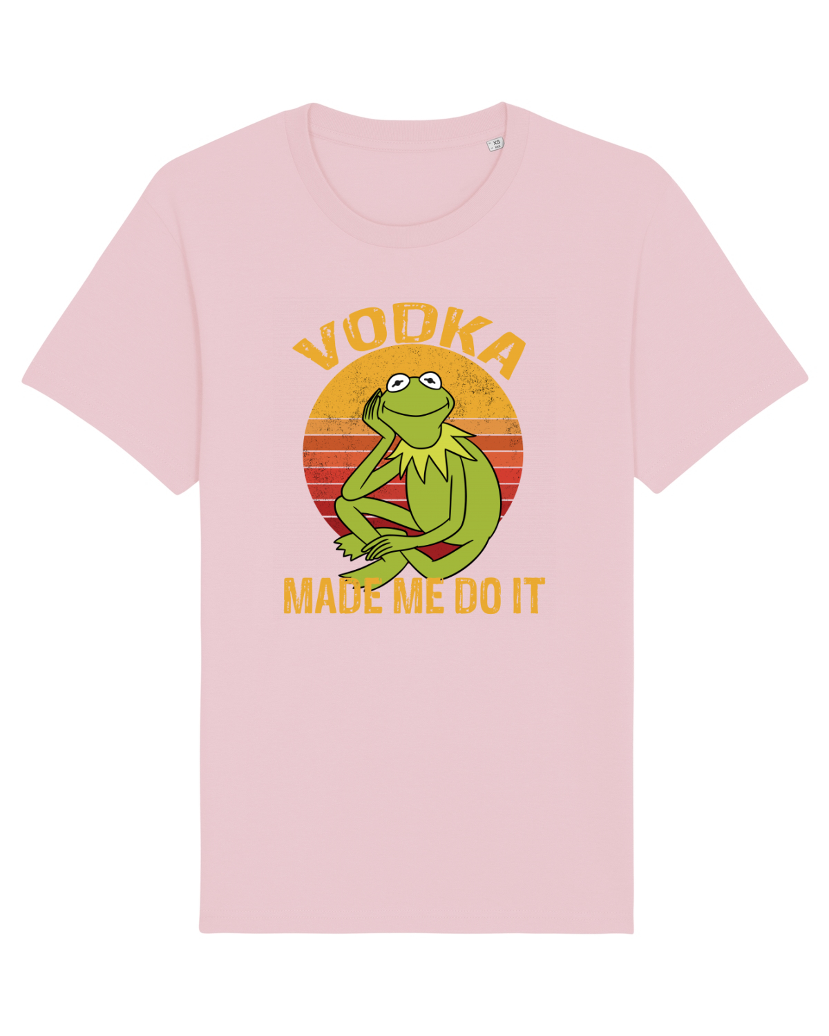 Tricou mânecă scurtă Unisex Rocker Cotton Pink