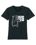 Walking Ted Tricou mânecă scurtă guler V Bărbat Presenter