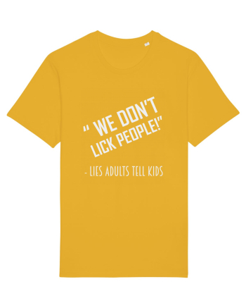 WE DON'T LICK PEOPLE Spectra Yellow