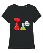 What's Wrong Tricou mânecă scurtă guler larg fitted Damă Expresser