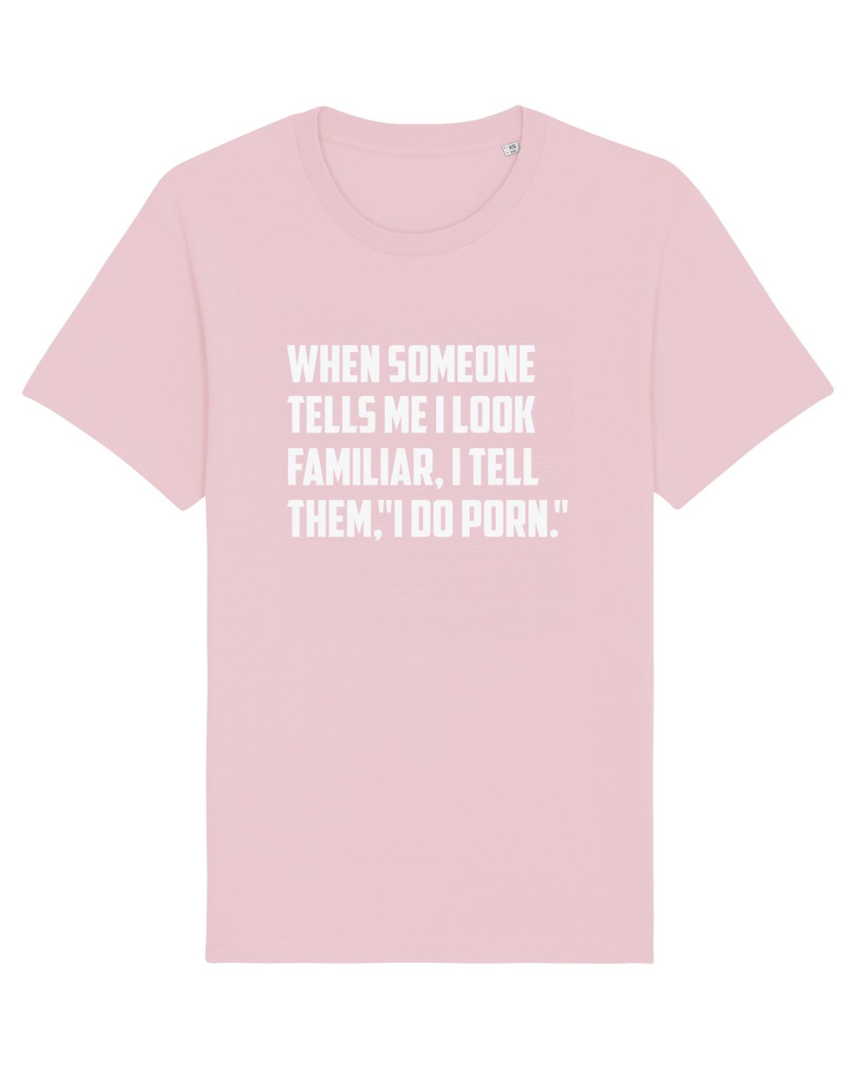 Tricou mânecă scurtă Unisex Rocker Cotton Pink