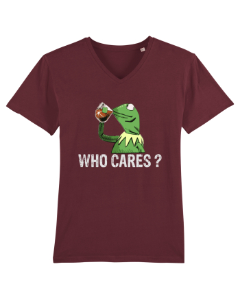 WHO CARES? Burgundy
