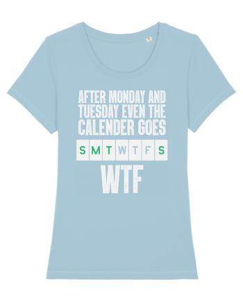 WTF Calender Sky Blue
