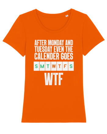 WTF Calender Bright Orange