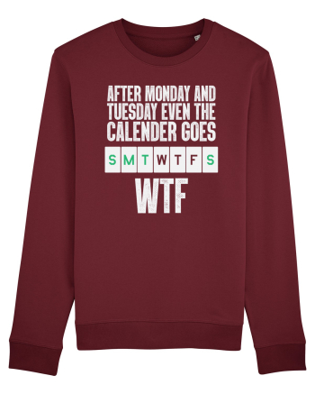 WTF Calender Burgundy