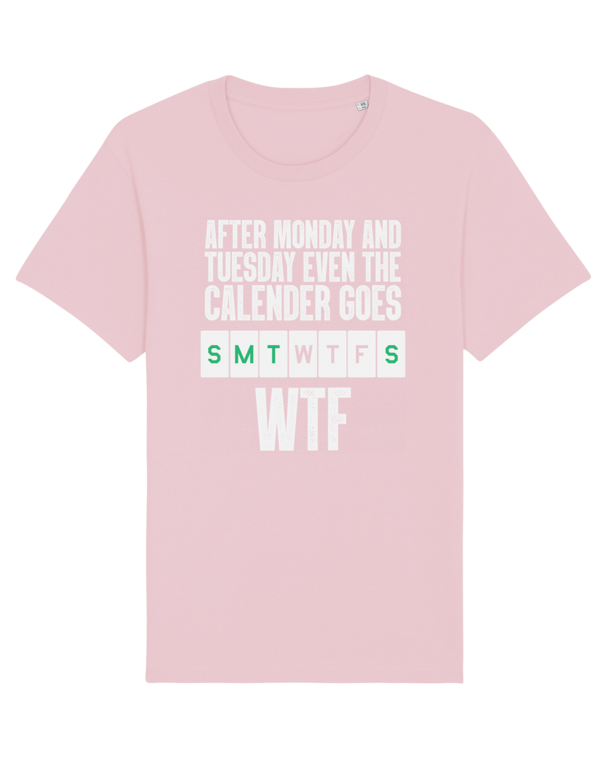 Tricou mânecă scurtă Unisex Rocker Cotton Pink