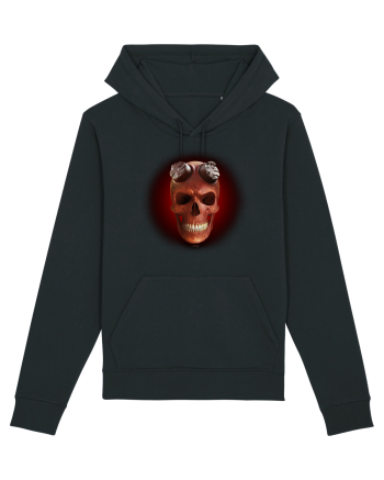 Craniu roșu - skull red 03 black Black