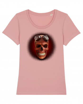 Craniu roșu - skull red 03 black Canyon Pink