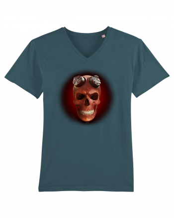 Craniu roșu - skull red 03 black Stargazer