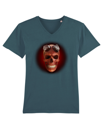 Craniu roșu - skull red 03 black Stargazer