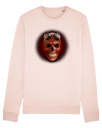 Craniu roșu - skull red 03 black Candy Pink