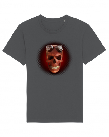 Craniu roșu - skull red 03 black Anthracite