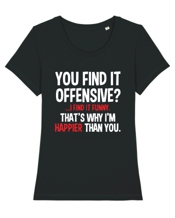 You Find It Offensive? I Find It Funny Black