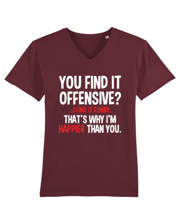 You Find It Offensive? I Find It Funny Burgundy