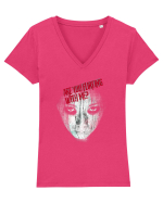 Are you flirting with me? Tricou mânecă scurtă guler V Damă Evoker