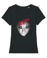 Are you flirting with me? Tricou mânecă scurtă guler larg fitted Damă Expresser