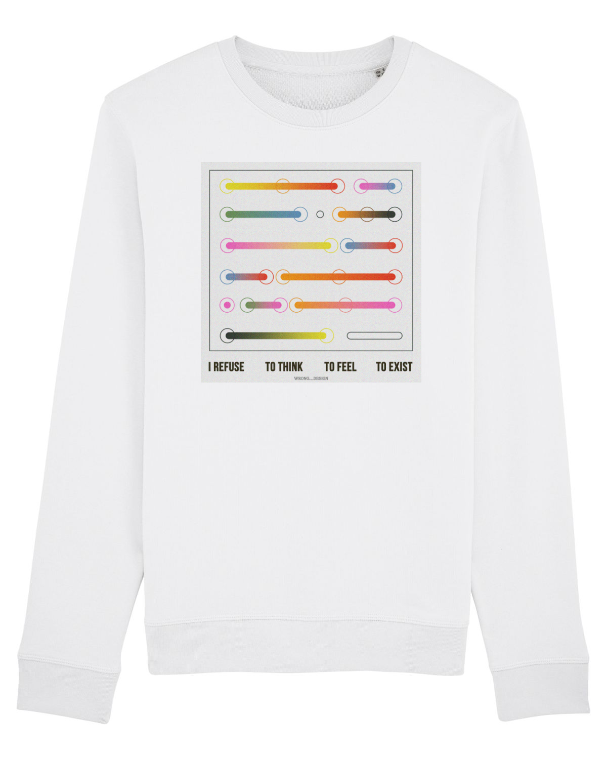 Bluză mânecă lungă Unisex Rise White