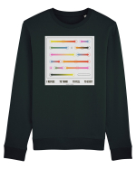 I refuse to think, to feel, to exist Bluză mânecă lungă Unisex Rise