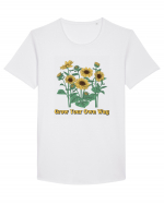 Grow Your Own Way Tricou mânecă scurtă guler larg Bărbat Skater