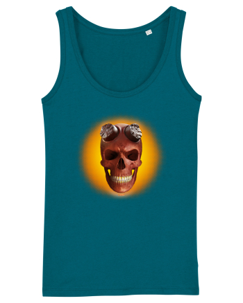 Craniu roșu - skull red 03 yellow Ocean Depth