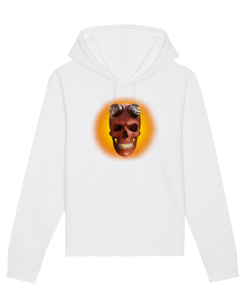 Craniu roșu - skull red 03 yellow White