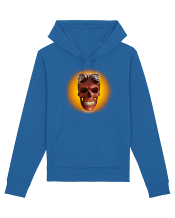 Craniu roșu - skull red 03 yellow Royal Blue