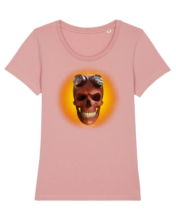 Craniu roșu - skull red 03 yellow Canyon Pink