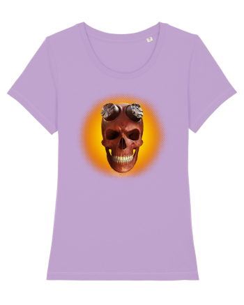 Craniu roșu - skull red 03 yellow Lavender Dawn