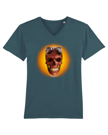 Craniu roșu - skull red 03 yellow Stargazer