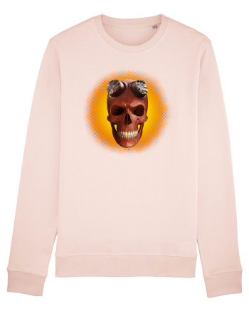 Craniu roșu - skull red 03 yellow Candy Pink