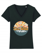 Live Wild Tricou mânecă scurtă guler V Damă Evoker