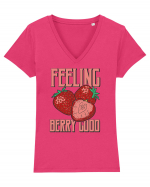 Feeling Berry Good Tricou mânecă scurtă guler V Damă Evoker