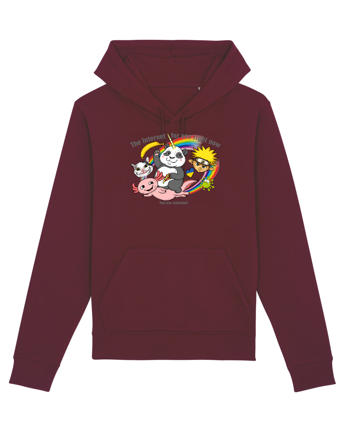 Hanorac Unisex Drummer Burgundy