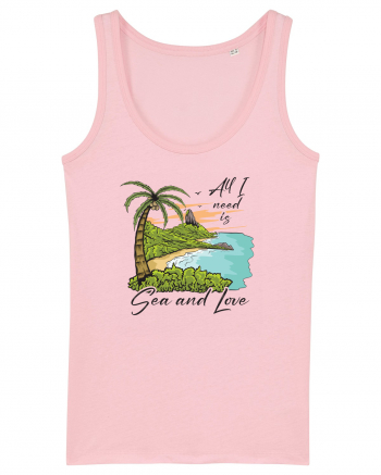 De vara: All I need is sea and love Cotton Pink