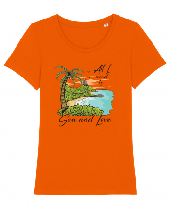 De vara: All I need is sea and love Bright Orange