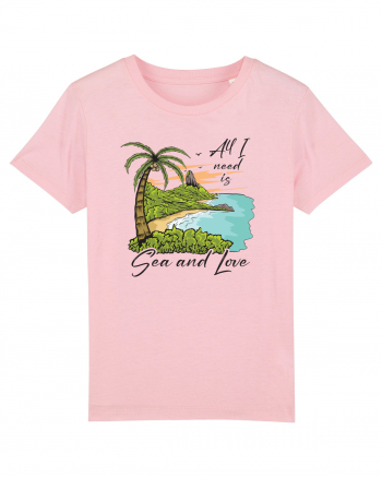 De vara: All I need is sea and love Cotton Pink