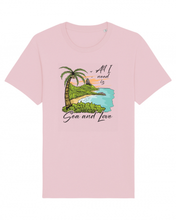 De vara: All I need is sea and love Cotton Pink