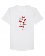 Like candy cane - sweet & twisted Tricou mânecă scurtă guler larg Bărbat Skater