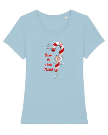Like candy cane - sweet & twisted 2 Sky Blue